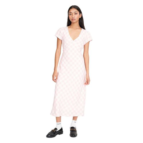 Huffer Celine Tie Back Midi Dress
